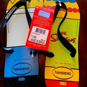 Limited Edition NWT The Simpsons Havaianas sz.43-44